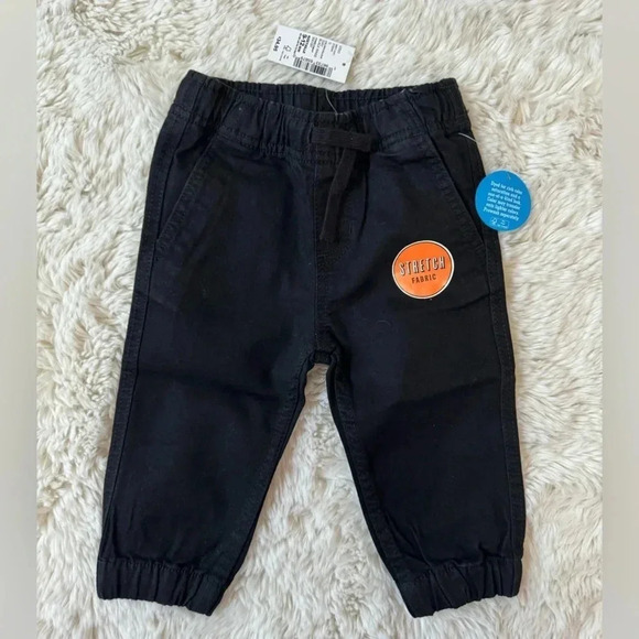 The Chikdrens Place black stretch fabric jeans size 9-12 months - Picture 1 of 5